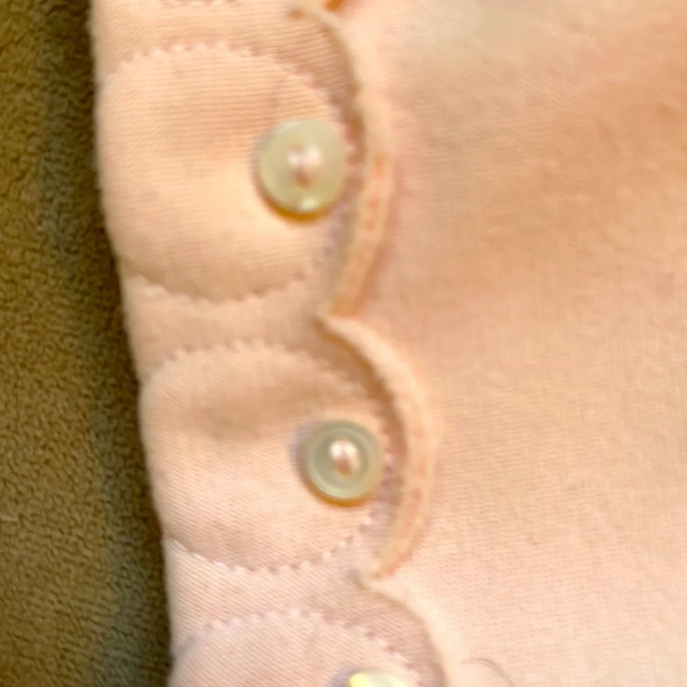 Vintage pale pink cotton‎ gloves